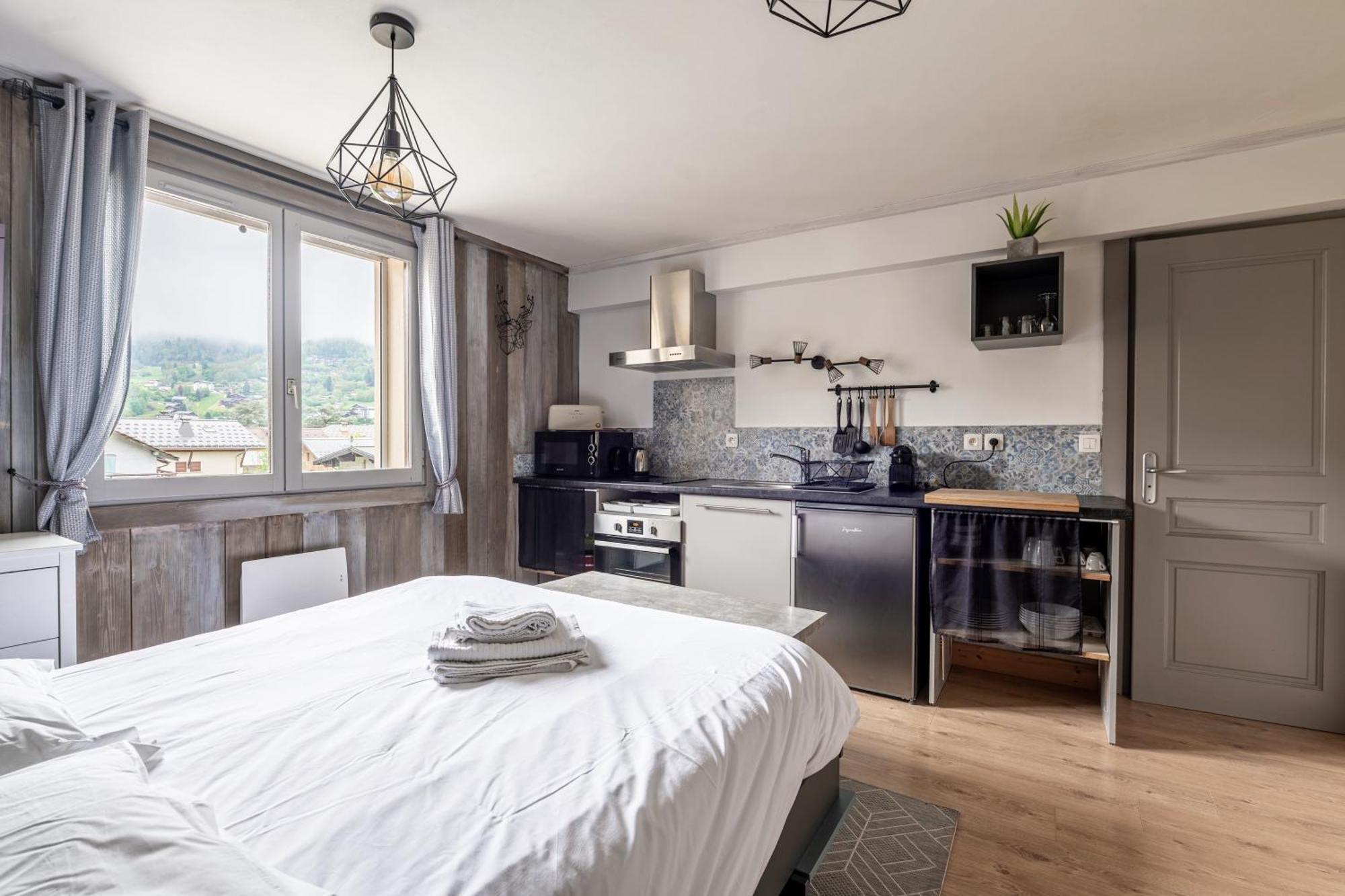 Appartements Vue Mont-Joly A 2 Pas Tramway Mont-Blanc - Studio 1 Piece Saint-Gervais-les-Bains Eksteriør billede